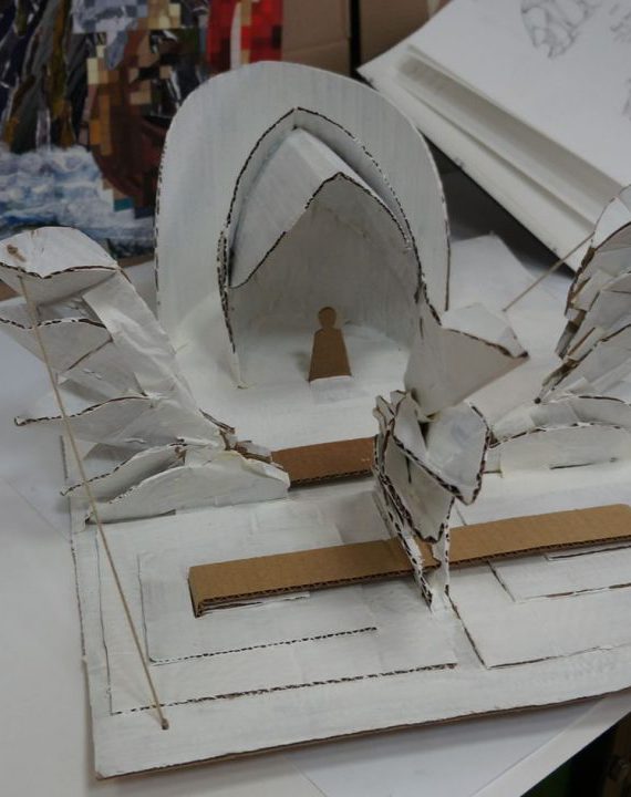 Design of space organic shapes